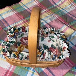 Longaberger horizon of hope basket, protector and liner 1996